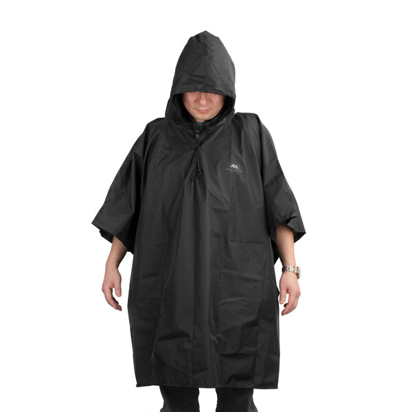 Summit-Creative Poncho de chuva preto