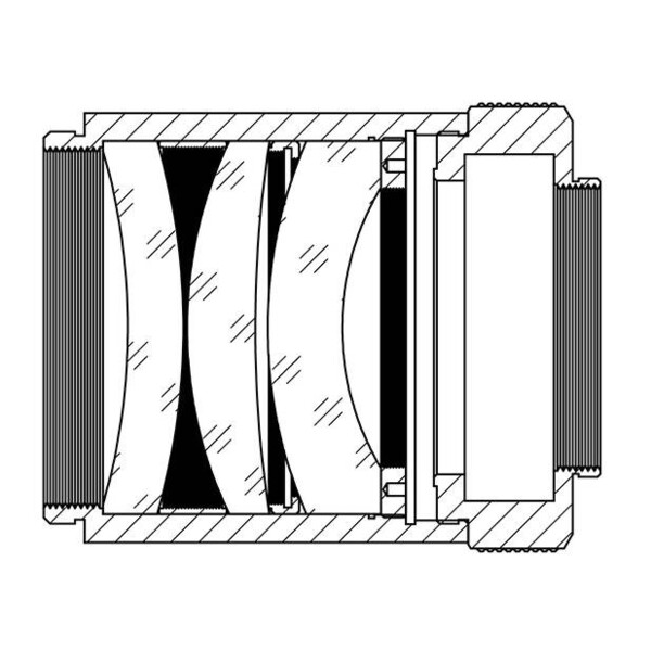 TS Optics Flattener/Redutor 0,8x AP 80/560