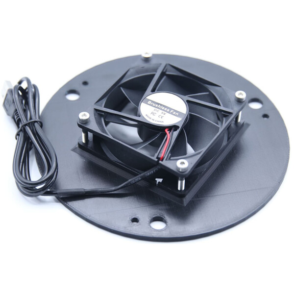 Astroprints Cobertura de espelho para a montagem de espelho primário de 6" do Skywatcher Newton, incluindo uma ventoinha USB de 5V