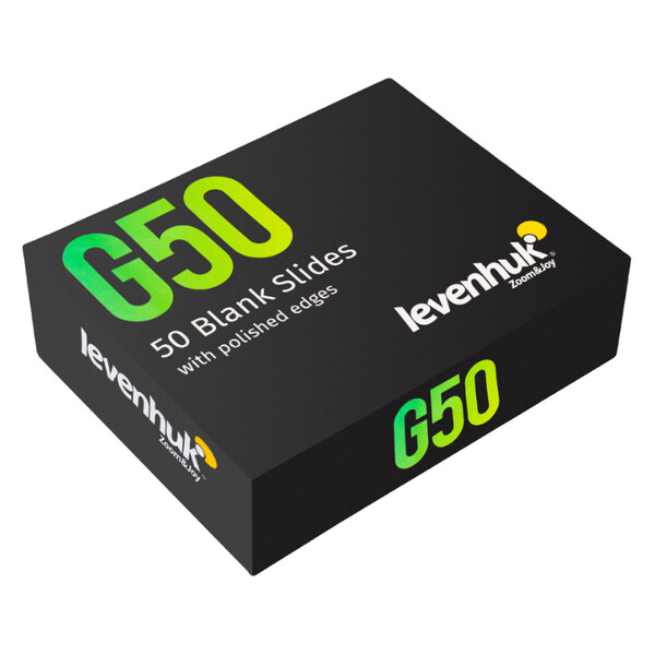 Levenhuk Lâmina para microscópio G50 50 unidades