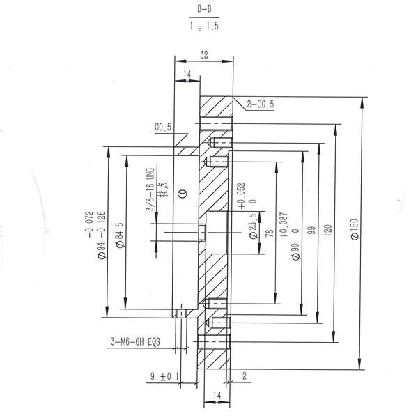 Omegon Adaptador de montagem iOptron para coluna Pro