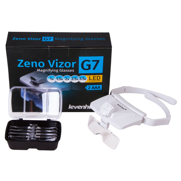 Levenhuk Lupa Zeno Vizor G7 3,5x LED