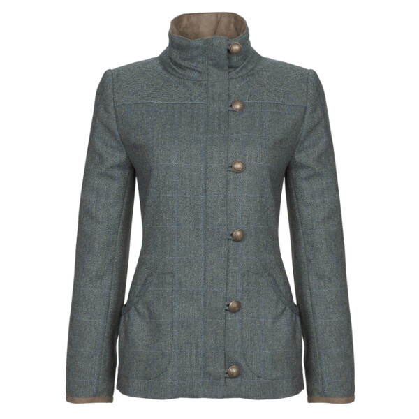 Dubarry of Ireland Casaco de tweed Bracken 89 Mist tamanho 40