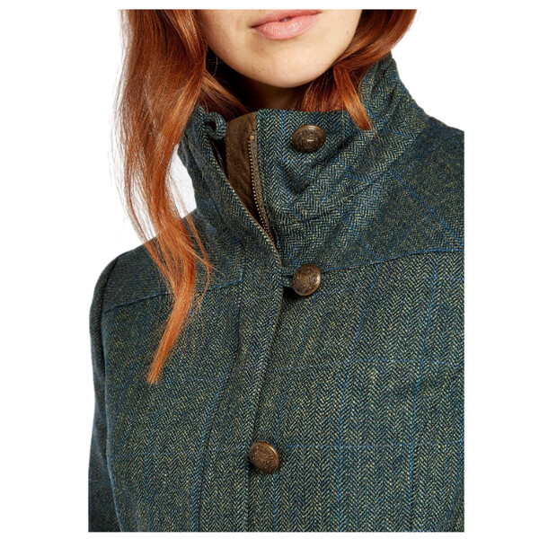 Dubarry of Ireland Casaco de tweed Bracken 89 Mist tamanho 40