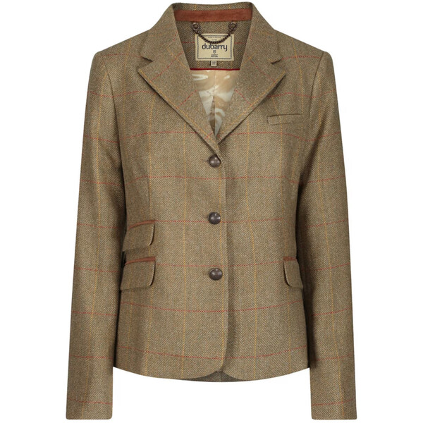 Dubarry of Ireland Casaco de tweed Buttercup Elm tamanho 40