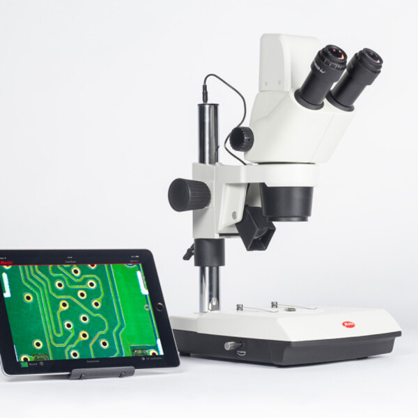 Motic Microscópio SMZ-171iX, digital, 7.5x-50x, w.d. 110mm, 4 MP, 1/3", Wifi/Lan
