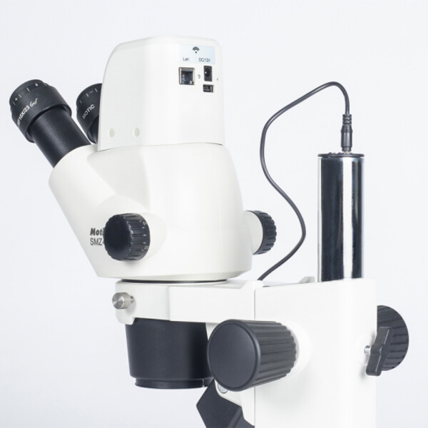 Motic Microscópio SMZ-171iX, digital, 7.5x-50x, w.d. 110mm, 4 MP, 1/3", Wifi/Lan
