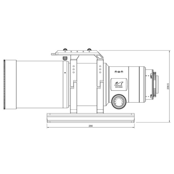 William Optics Refrator apocromático AP 108/518 UltraCat WIFD