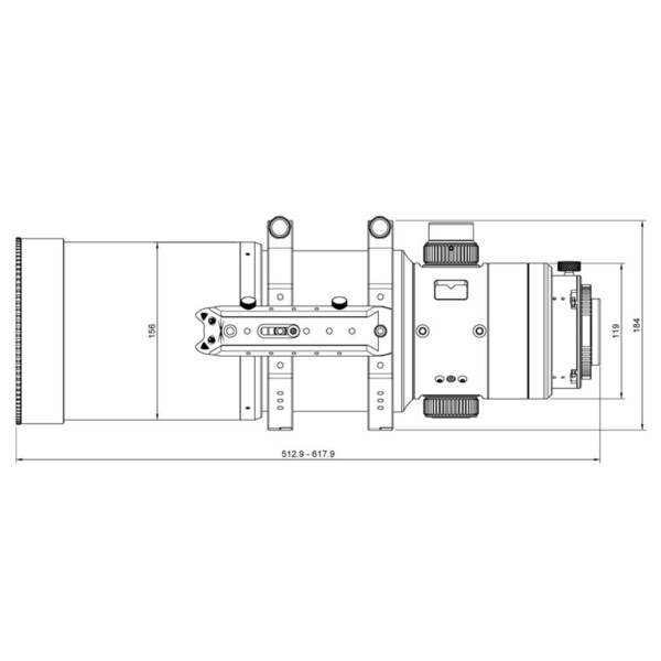 William Optics Refrator apocromático AP 108/518 UltraCat WIFD