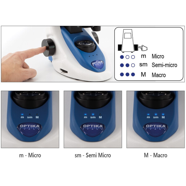 Optika Microscópio , Mikrokskop, B-190TBPL+, digital, 5 MP, tablet, 40-1000X, X-OEF, PLAN