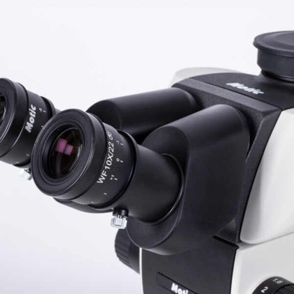 Motic Microscópio estéreo zoom SM7TR-P APO1X, trino, 8-56X, WD 81 mm, 7:1