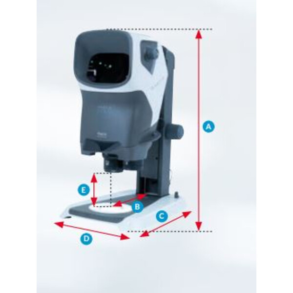 Vision Engineering Microscópio stéreo MANTIS IOTA com «tripé de mesa Stabila» (sem lentes) SMI211
