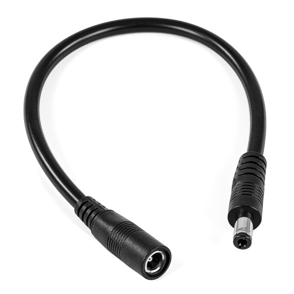 Omegon Cabo Adapter 5,5-2,1 (fêmea, pino) - 5,5-2,5 (macho)