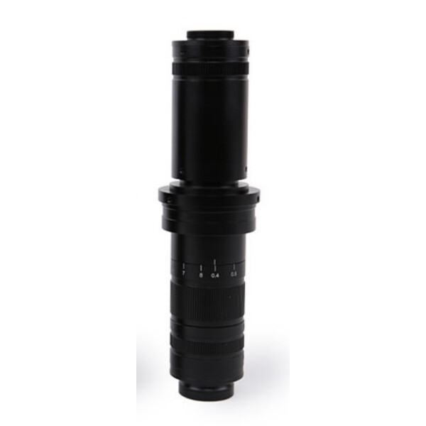 ToupTek Microscópio Zoom-Objektiv Set TZM0880D, Zoom 0.8-8x, 1x C-mount, inkl. Polarisations-Ringlicht
