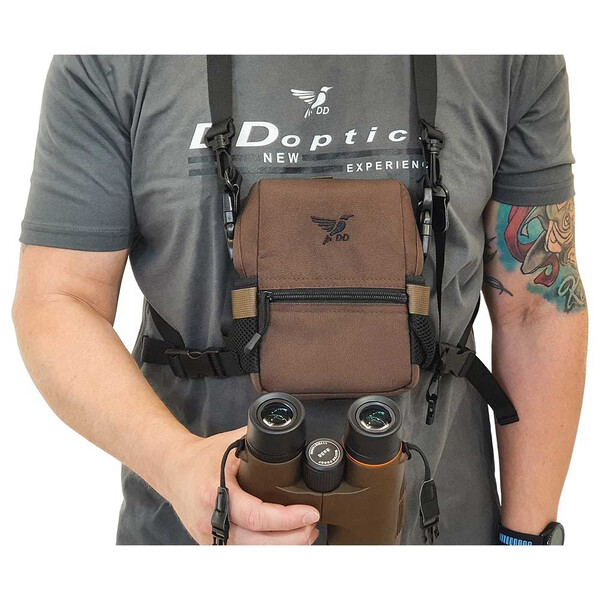 DDoptics Bolsa para binóculos Harness castanha