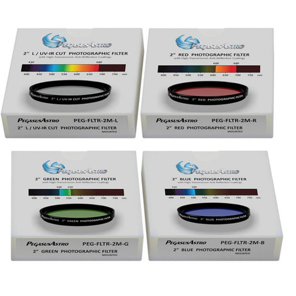 PegasusAstro Roda de Filter Indigo + Filter LRGB 2"