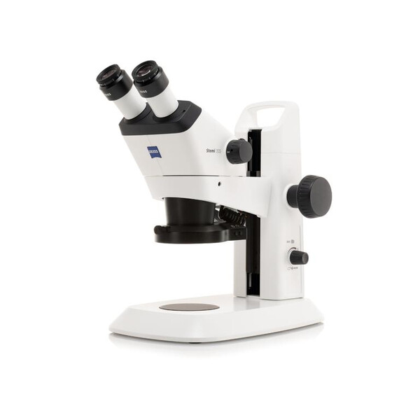 ZEISS Microscópio estéreo zoom Stemi 355, C Mat, trino, w.d. 110 mm, 10x/23, 5,5:1, 7,2x-40x, AL, RL C LED, ESD