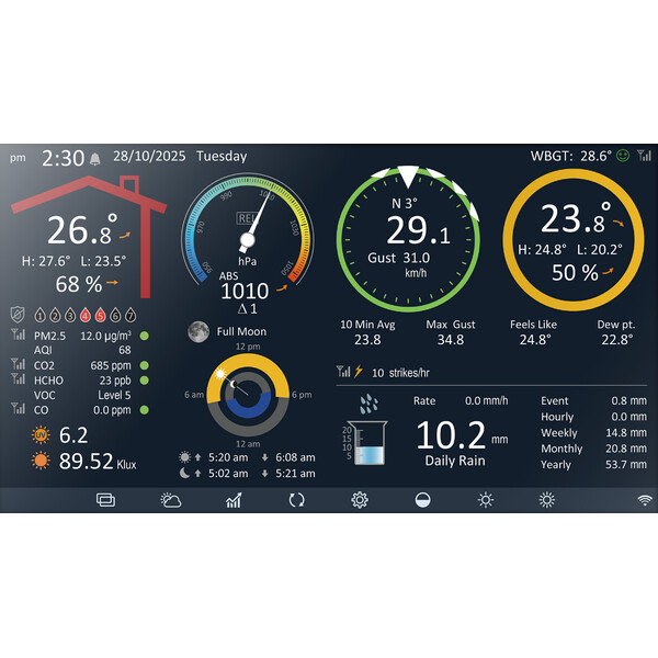 Bresser Estação meteorológica MeteoChamp 9 em 1 WLAN