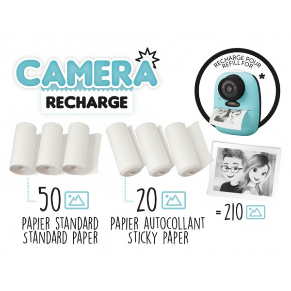 Buki Conjunto de rolos fotográficos de substituição