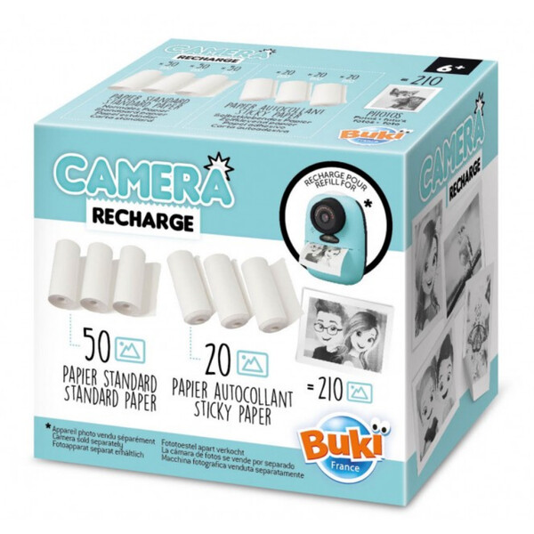 Buki Conjunto de rolos fotográficos de substituição