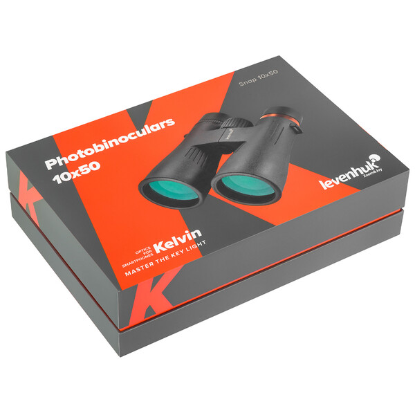 Levenhuk Binóculo Kelvin Snap 10x50