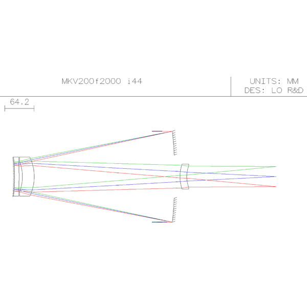 LOic Telescópio KC 200/2000 MKV i44