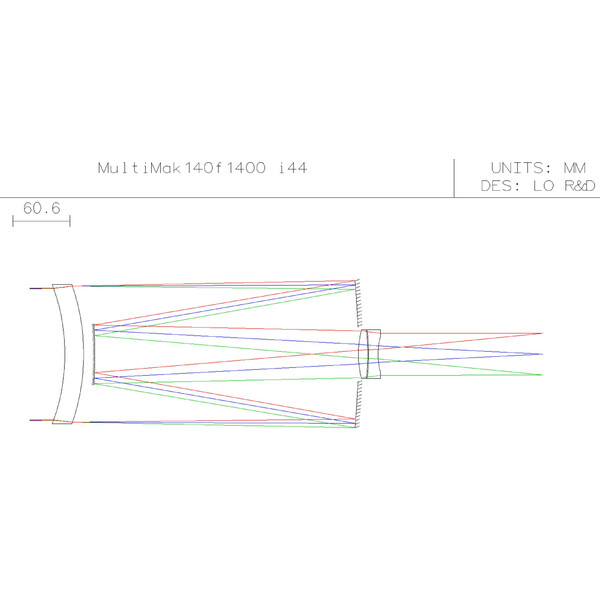 LOic Telescópio Maksutov MC 140/1400 MultiMak i44