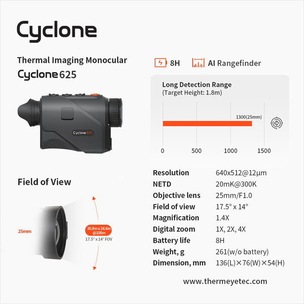 ThermTec Câmara térmica Cyclone 625