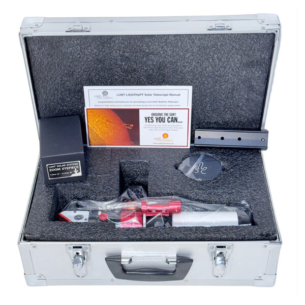 Lunt Solar Systems Telescópio solar ST 50/350 LS50C Ha / B600 PT DS Premium PLUS Kit