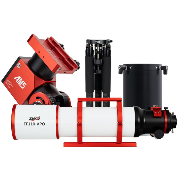 ZWO Refrator apocromático AP 110/766 FF110 AM5N+PE200+TC40