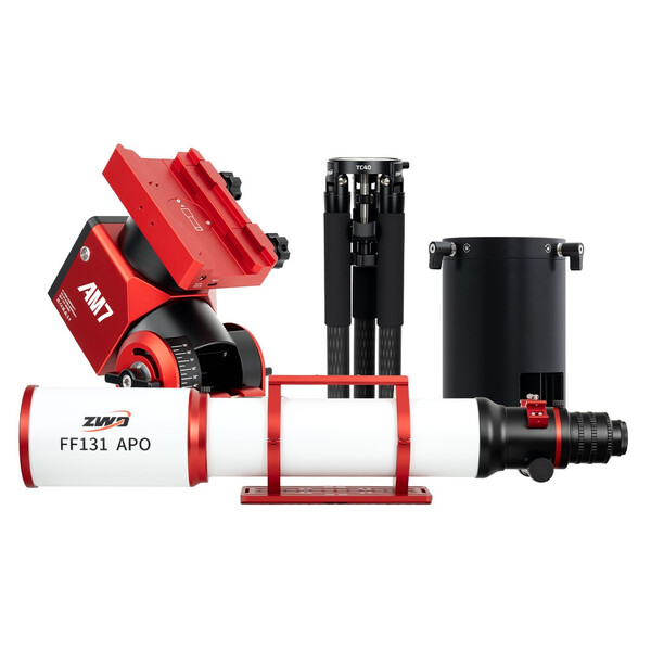 ZWO Refrator apocromático AP 131/983 FF131 AM7+PE200+TC40