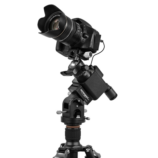 Omegon Montagem Conjunto Segugio Tracker com base ajustável à altura do polo Deluxe e buscadora do polo