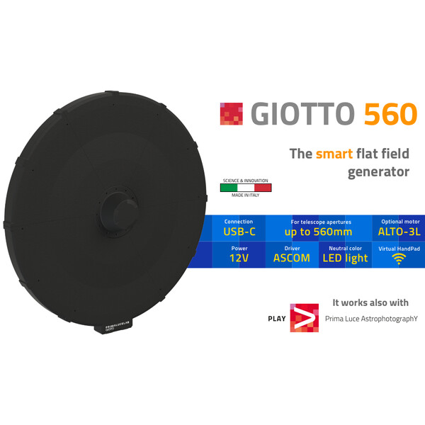 PrimaLuceLab Máscara de Flafield GIOTTO Flat Field Generator 560