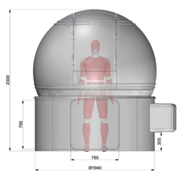 ScopeDome 2M Tower 80H
