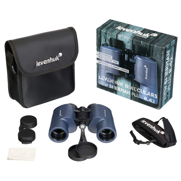 Levenhuk Binóculo Sherman PLUS 8x42