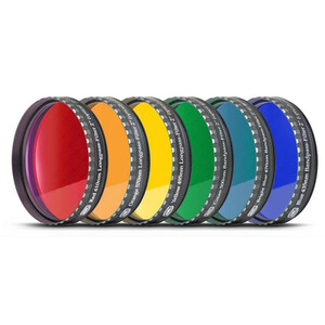 Baader Conjunto de filtros de ocular 2'' - 6 cores (planótico e polido)