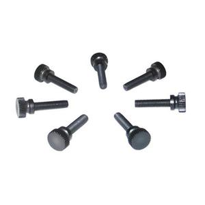 Lumicon Conjunto de parafusos borboleta de 10-32 x 0,75 de nylon preto (7)