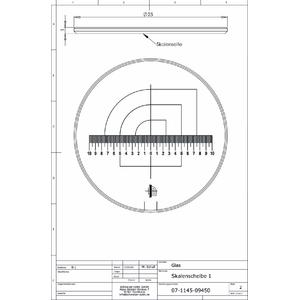 Schweizer Escala 1 para lentes de aumento com pé Tech-Line