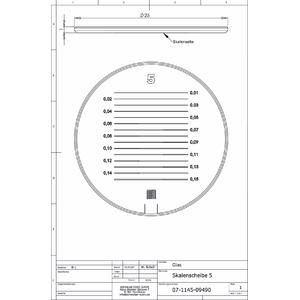 Schweizer Lupa Escala 5 para lentes com base Tech-Line