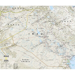 National Geographic mapa do Iraque