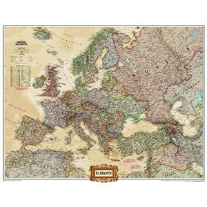 National Geographic Mapa de continente Europa (76 x 61 cm)