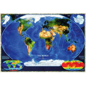 National Geographic Mapa mundial de satélite
