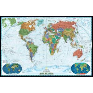 National Geographic Mapa mundial decorativo