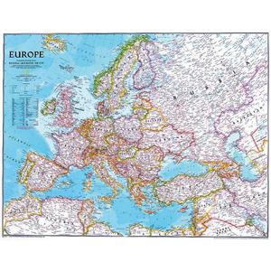 National Geographic mapa de continente Europa política