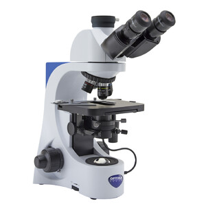 Optika Microscópio B-383DK, trino, HF, DF, DIN, N-PLAN, 40x-1000x, LED