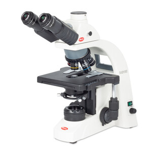 Motic Microscópio BA310E, Halogen, 40x -1000x, infinito, trino