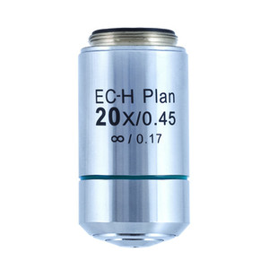 Motic objetivo CCIS plan achromat. EC-H PL 20x/0.45 (WD=0.9mm)