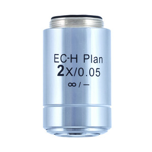 Motic objetivo CCIS planachromatic EC-H PL 2X / 00:05 (WD = 7.2mm) microscope objective
