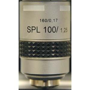Hund Objetivo Objetiva para campo escuro: Spl 100/1.25-0.60 para Microscopiós verticais