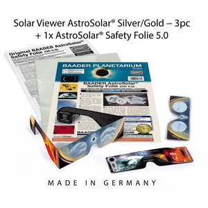 Baader Filtros solares oculares: 3xPelículas e filtros solares oculares e 1xPelícula solar